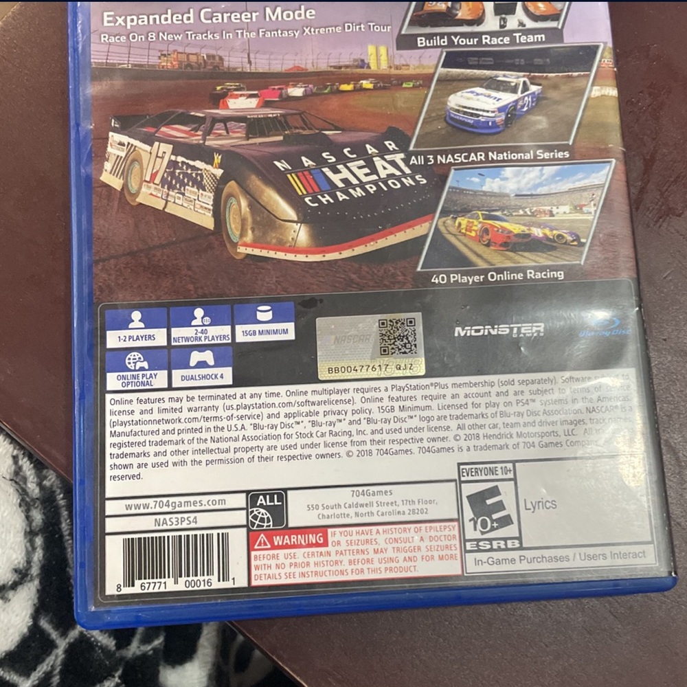 NASCAR heat 3 for the ps4